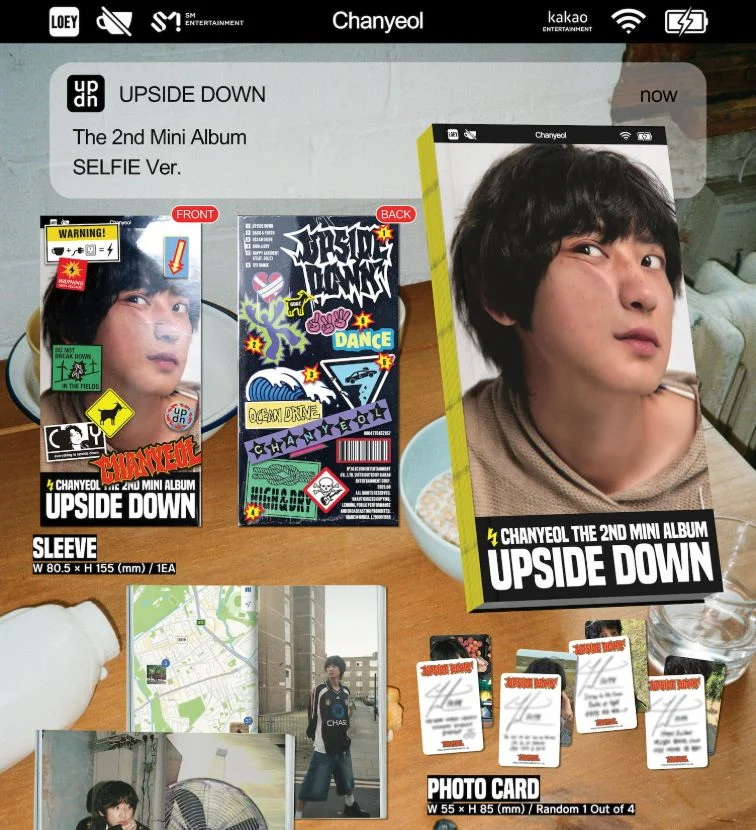 CHANYEOL (EXO) - UPSIDE DOWN (SELFIE VER.) (NEMO ALBUM)