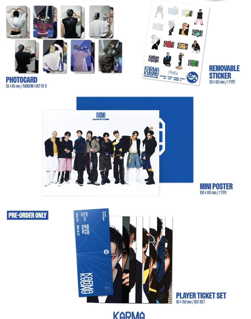 STRAY KIDS - KARMA + Dear My Muse Photocard