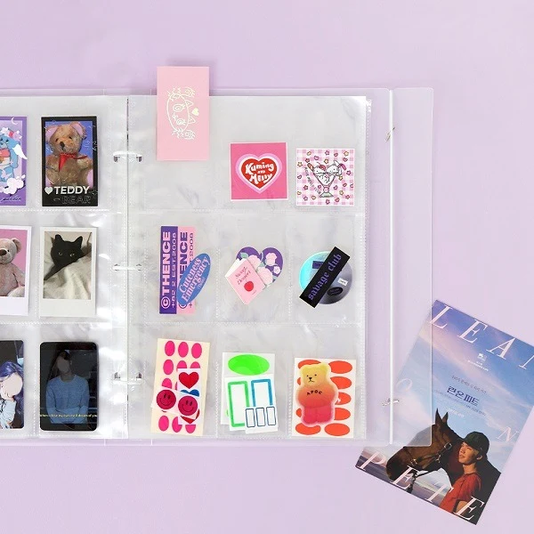 Be On :D Refill for BIG A4 Deco Pocket 3 Hole File (Single Side Photo Card)
