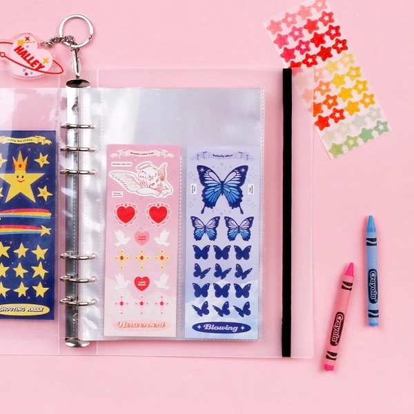 Be On :D Refill for A5 Deco Pocket 6 Hole File (Single Side Seal Sticker)