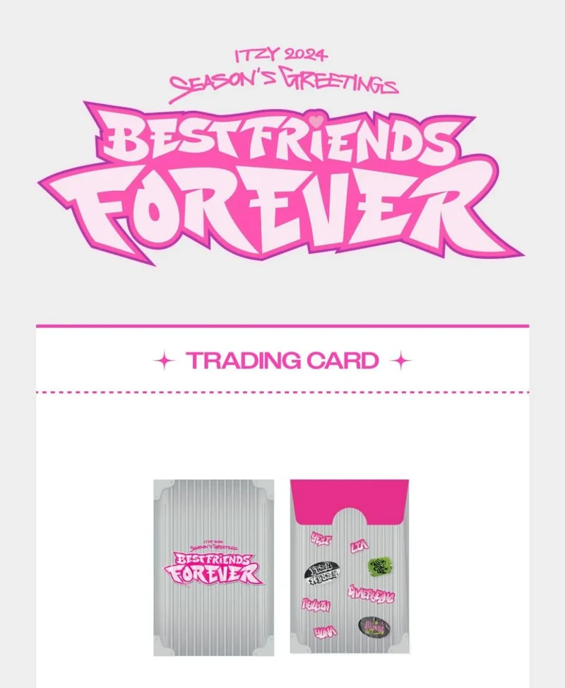 ITZY - TRADING CARD (2024 SEASONS GREETINGS 'BEST FRIENDS FOREVER')