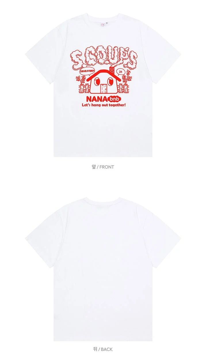 SEVENTEEN - T-SHIRT ('NANA BNB WITH SEVENTEEN' OFFICIAL MD)