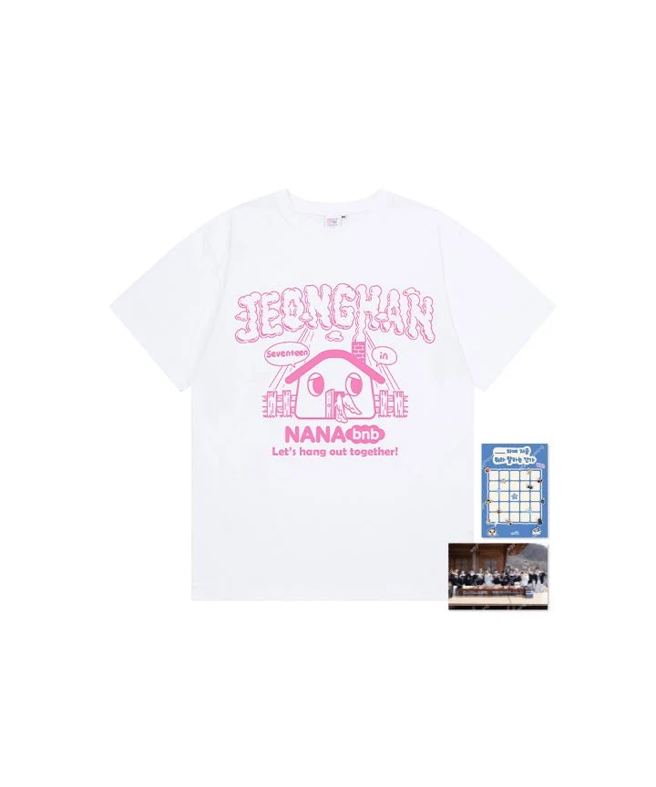 SEVENTEEN - T-SHIRT ('NANA BNB WITH SEVENTEEN' OFFICIAL MD)
