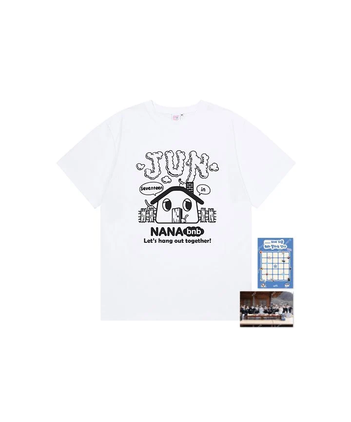 SEVENTEEN - T-SHIRT ('NANA BNB WITH SEVENTEEN' OFFICIAL MD)