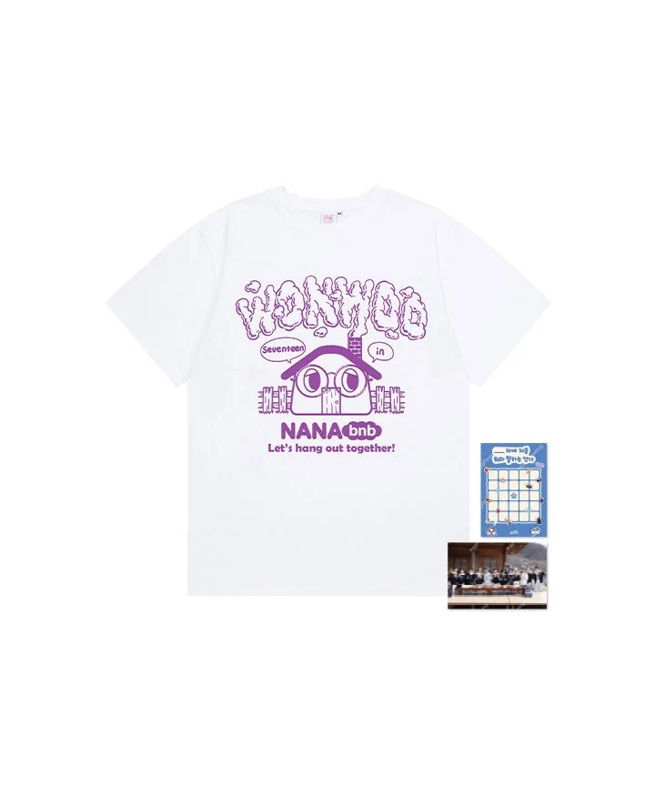 SEVENTEEN - T-SHIRT ('NANA BNB WITH SEVENTEEN' OFFICIAL MD)