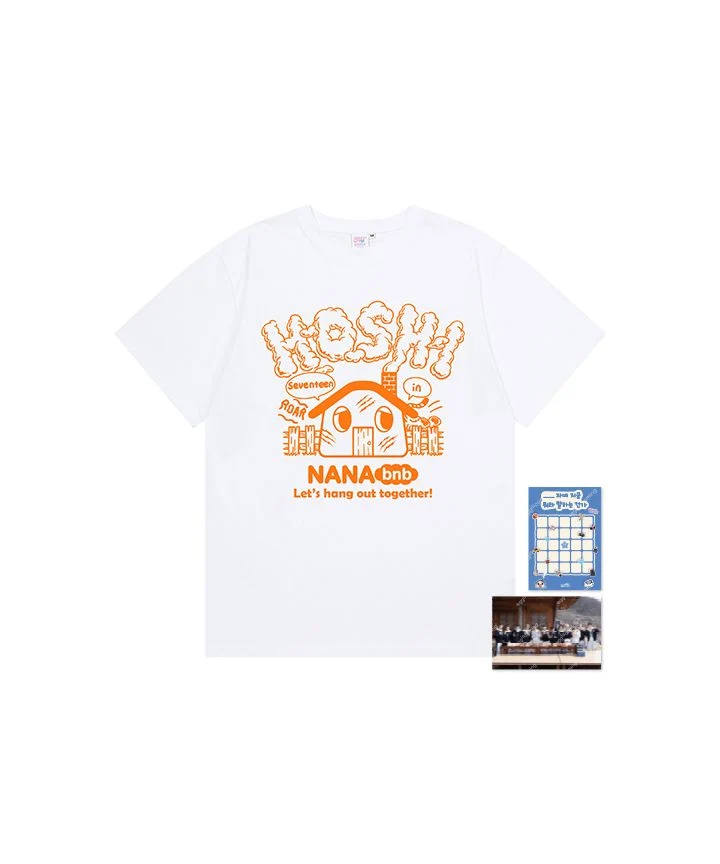 SEVENTEEN - T-SHIRT ('NANA BNB WITH SEVENTEEN' OFFICIAL MD)