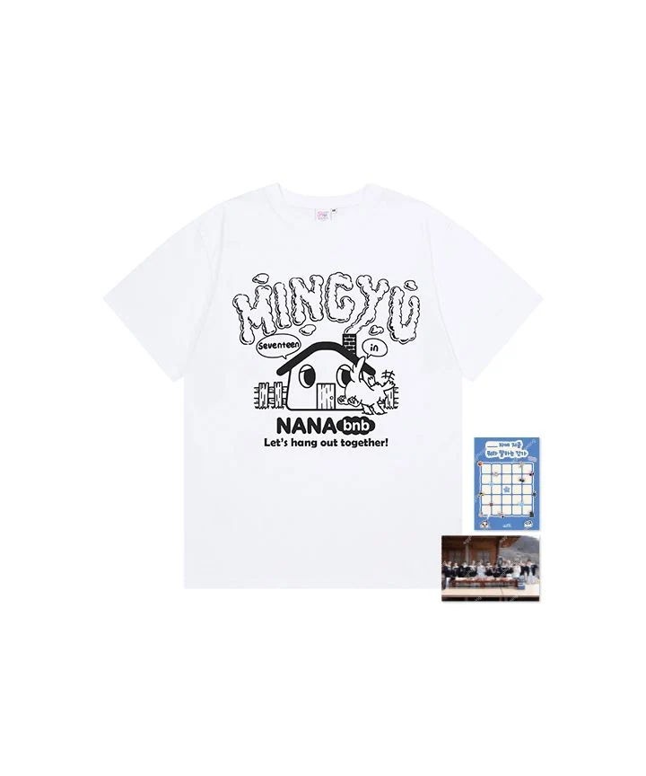 SEVENTEEN - T-SHIRT ('NANA BNB WITH SEVENTEEN' OFFICIAL MD)