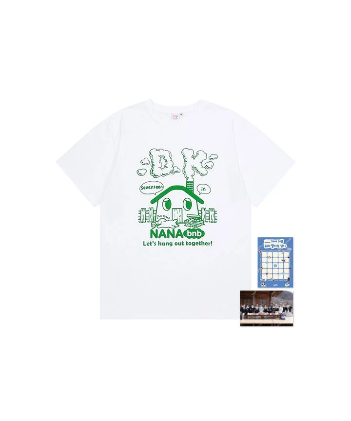 SEVENTEEN - T-SHIRT ('NANA BNB WITH SEVENTEEN' OFFICIAL MD)