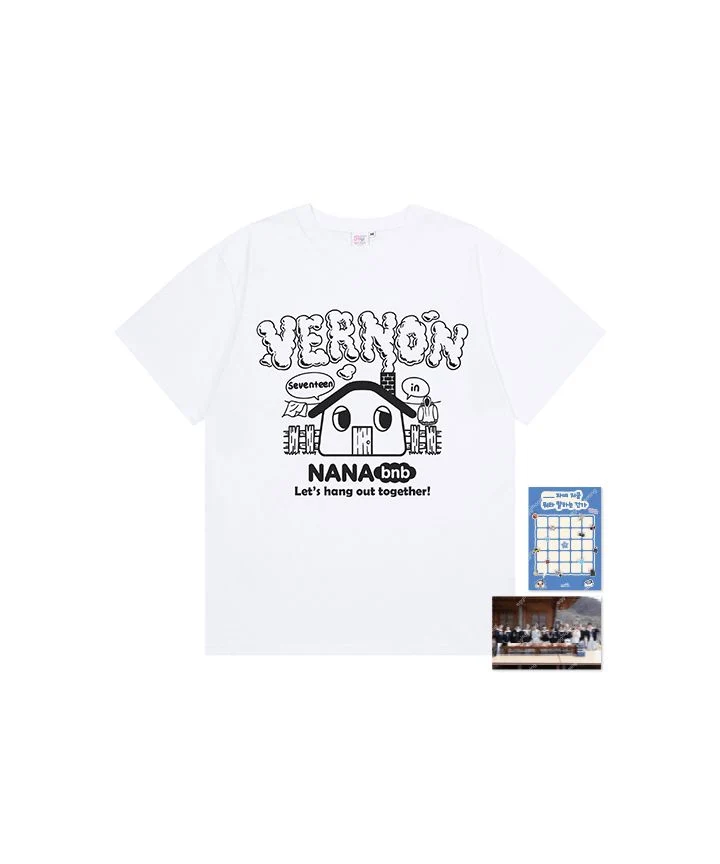 SEVENTEEN - T-SHIRT ('NANA BNB WITH SEVENTEEN' OFFICIAL MD)
