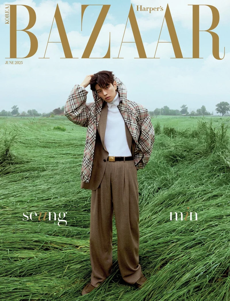 SEUNGMIN (STRAY KIDS) - BAZAAR MAGAZINE (JUNE 2025)
