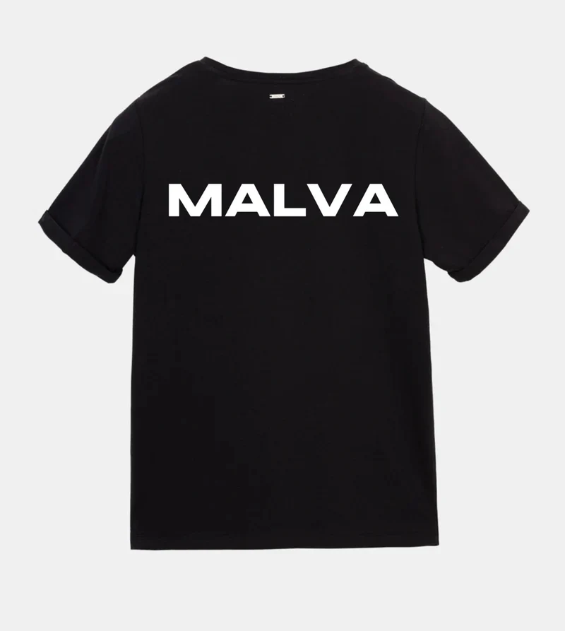 Malva - Camiseta "Malva" Negra