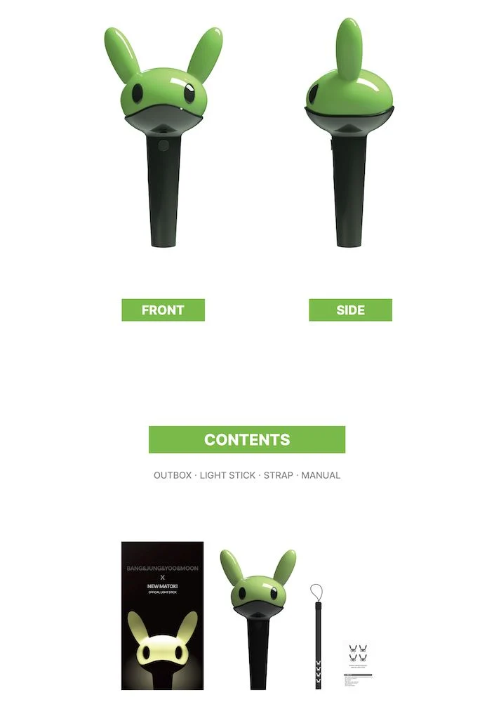 BANG&JUNG&YOO&MOON (B.A.P) X NEW MATOKI - LIGHT STICK OFICIAL
