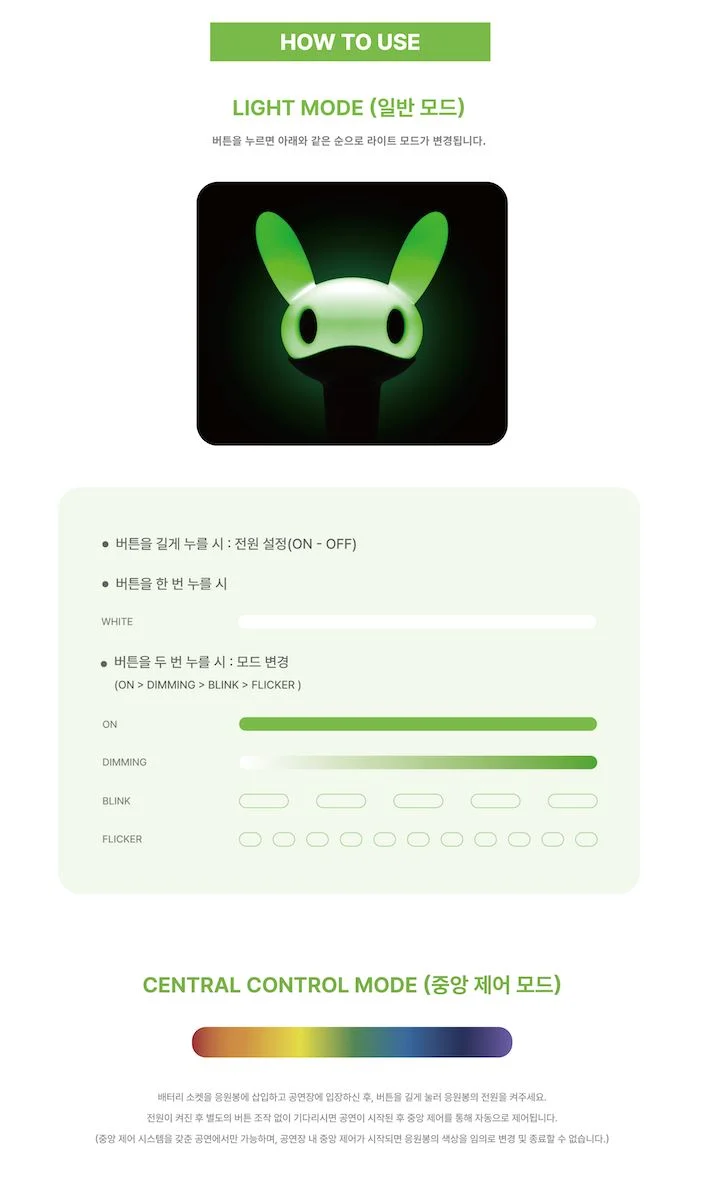 BANG&JUNG&YOO&MOON (B.A.P) X NEW MATOKI - LIGHT STICK OFICIAL