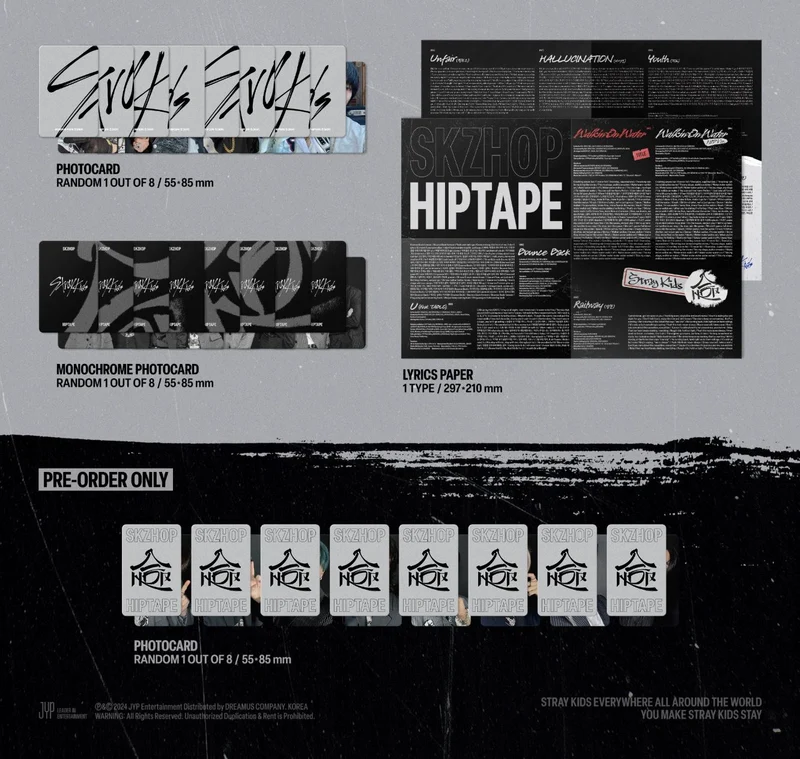 STRAY KIDS - SKZHOP HIPTAPE ‘合 (HOP)’ (ACCORDION VER.)