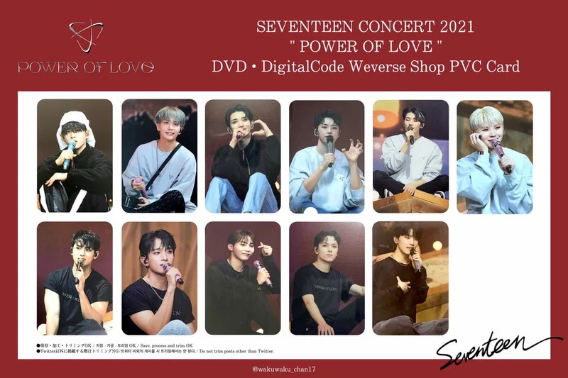 [SEVENTEEN] Power Of Love DVD POB Photocard