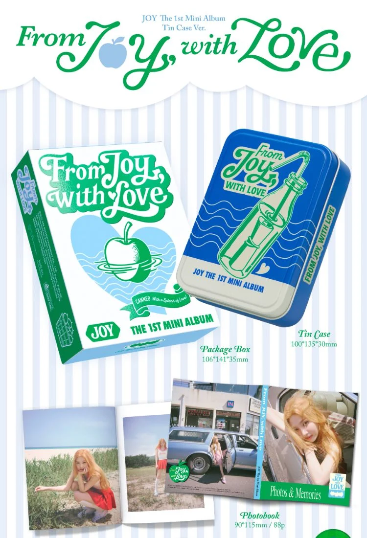 JOY (RED VELVET) - FROM JOY, WITH LOVE (TIN CASE VER.) (SMART ALBUM)