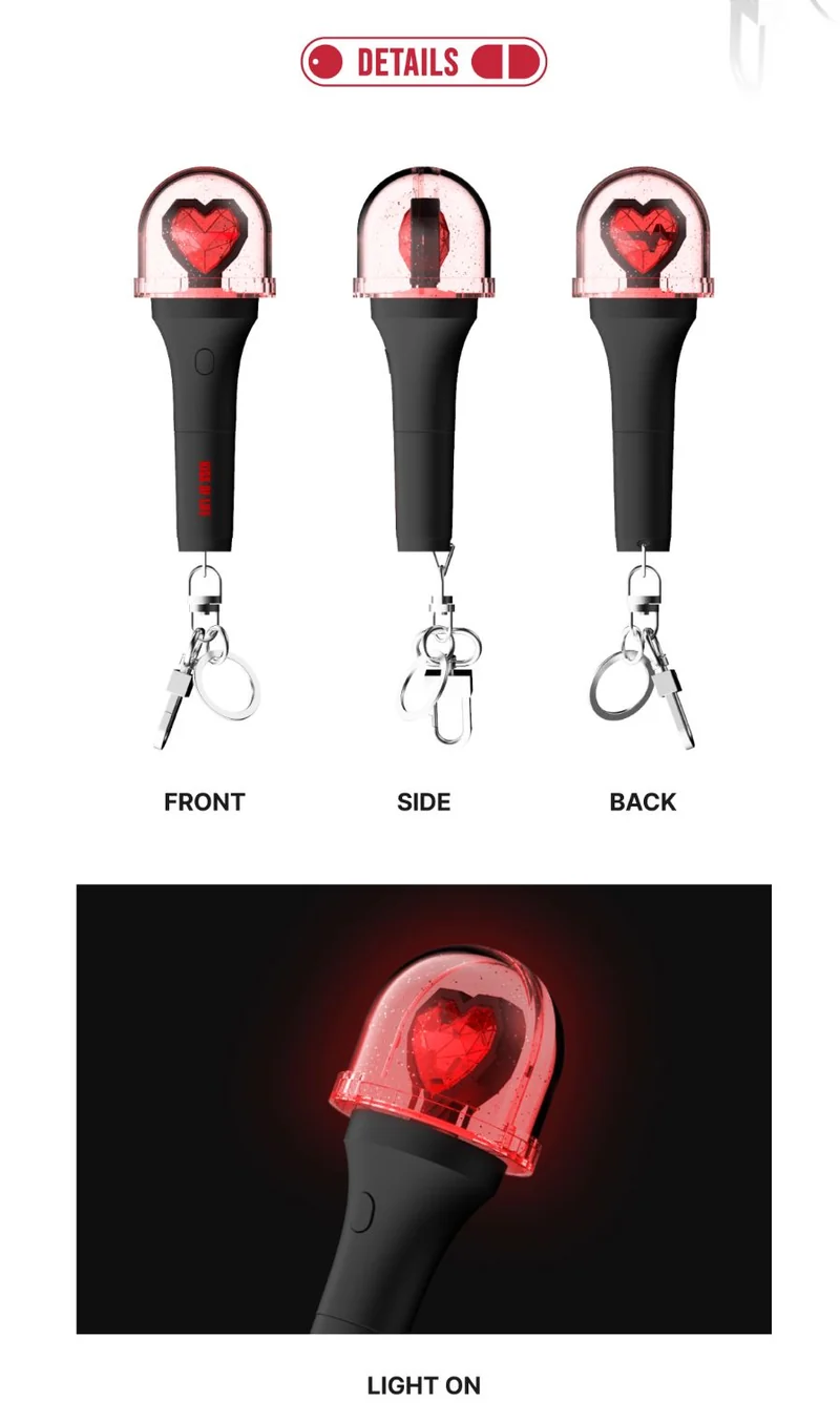 KISS OF LIFE - OFFICIAL MINI LIGHT KEYRING