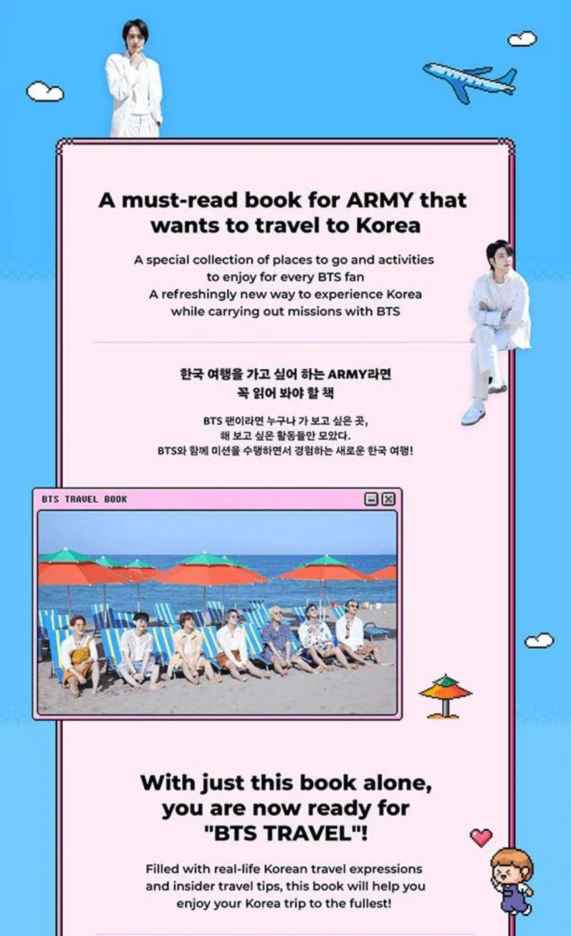 BTS - TRAVEL BOOK (TRAVEL & LANGUAGE LEARNING)