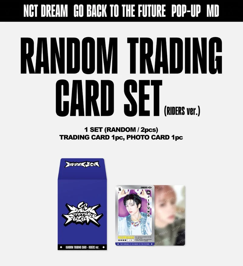 NCT DREAM - RANDOM TRADING CARD SET (GO BACK TO THE FUTURE POP-UP MD)