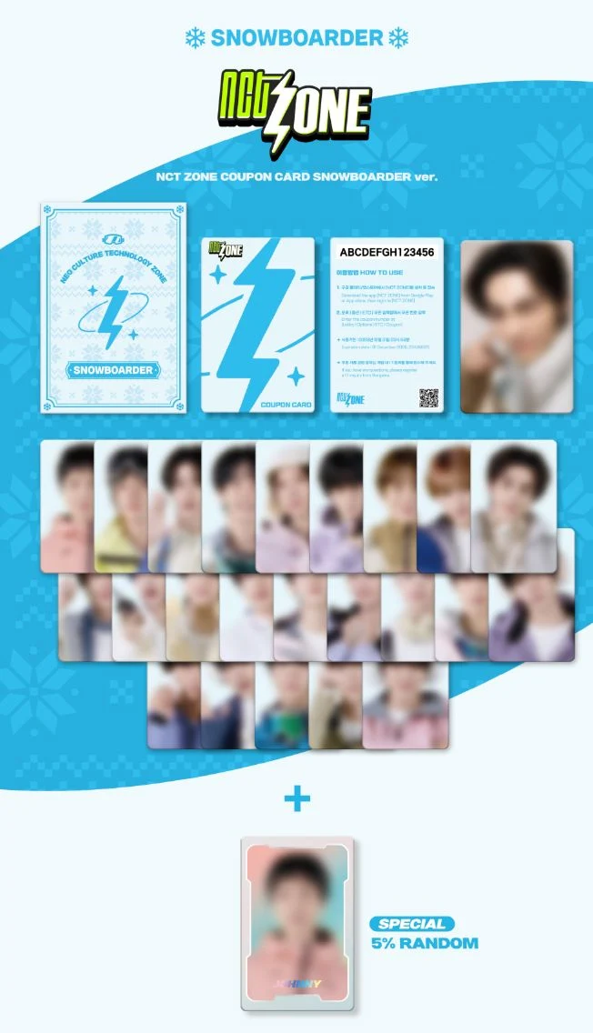 NCT ZONE - COUPON CARD (SNOWBOARDER VER.)