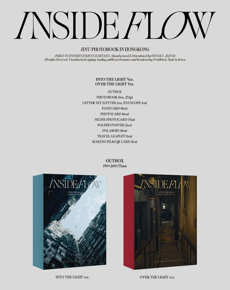 JINU (WINNER) - PHOTOBOOK IN HONGKONG (INSIDE FLOW)
