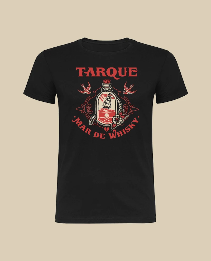 Tarque - Camiseta "Mar de Whisky" Hombre
