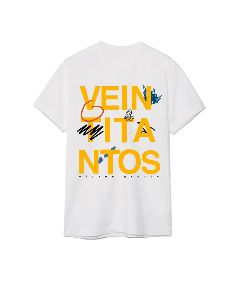 Víctor Martín - Camiseta "Veintitantos" Blanca