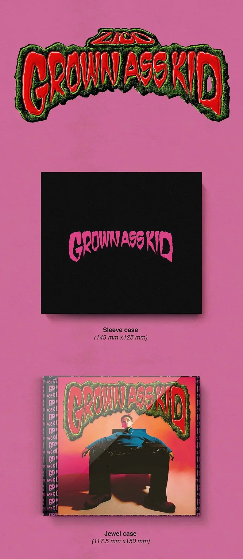 ZICO - 4TH MINI ALBUM GROWN ASS KID (JEWEL VER.)