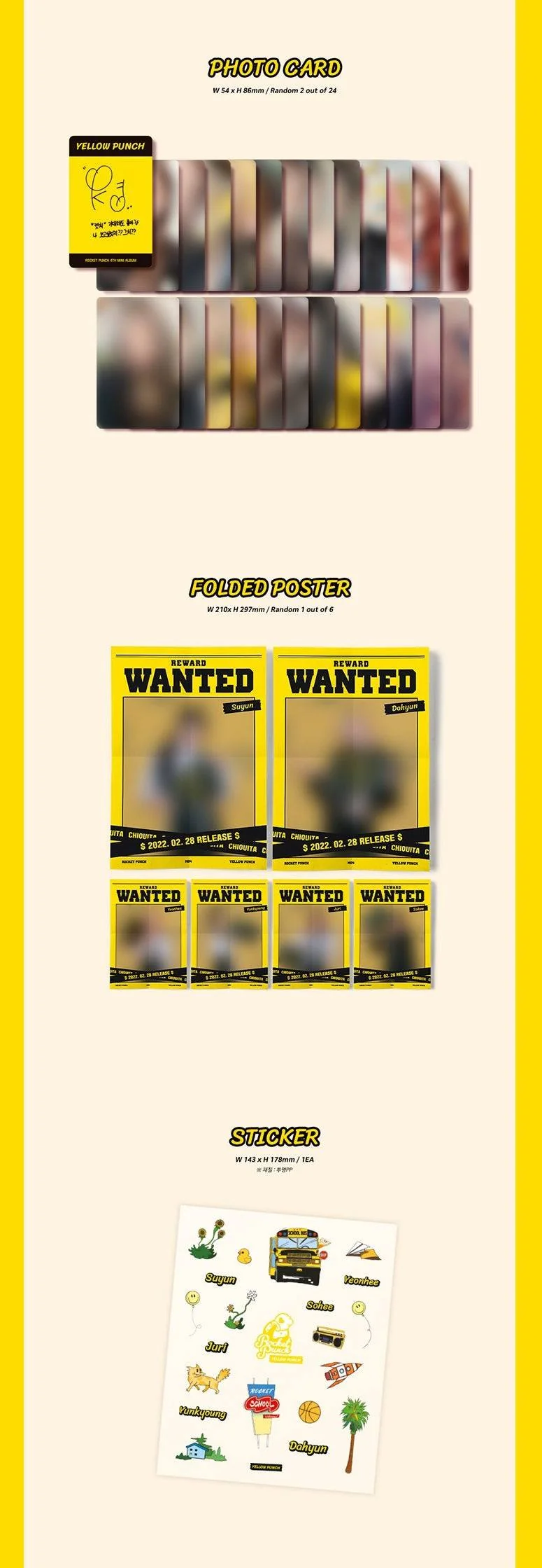 ROCKET PUNCH - YELLOW PUNCH (4TH MINI ALBUM)
