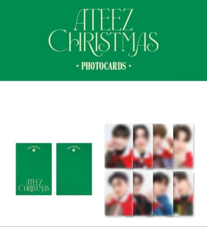 [ATEEZ] Ateez x Kaura Christmas Poca Photocard Set