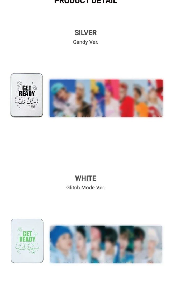[NCT] NCT Dream : Get Ready : Tin Case Photo Set