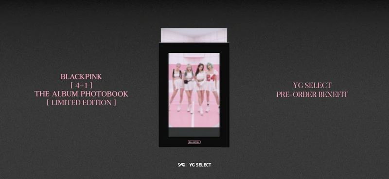 [BLACKPINK] 4+1 The Album Photobook : Limited Edition : YG POB