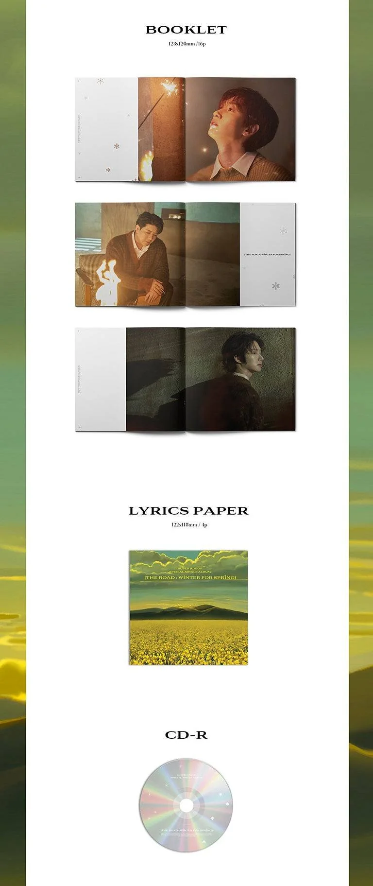 SUPER JUNIOR - [THE ROAD : WINTER FOR SPRING] (SPECIAL SINGLE ALBUM)