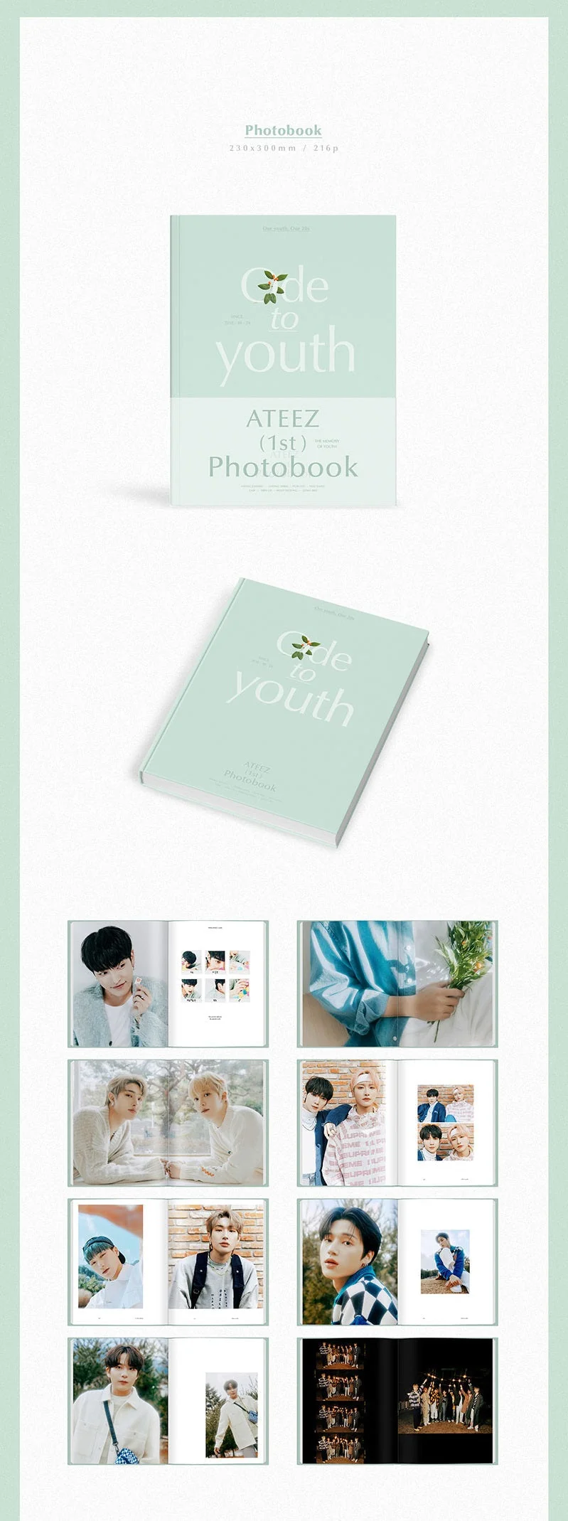 ATEEZ - 1st Photobook [ODE TO YOUTH]