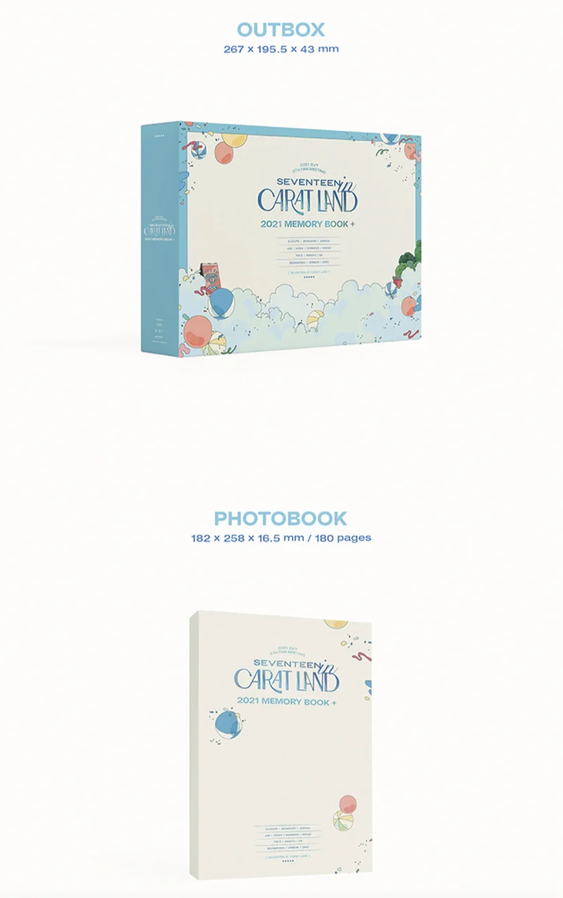 SEVENTEEN - [SEVENTEEN in CARAT LAND] MEMORY BOOK + Digital Code