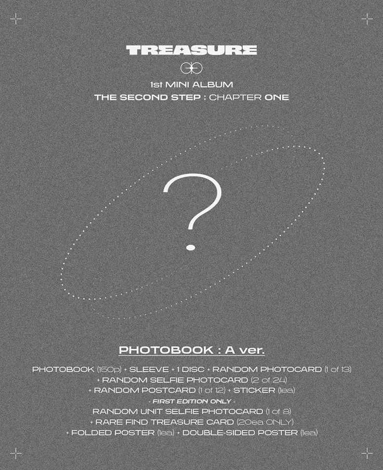 TREASURE - THE SECOND STEP CHAPTER ONE (1ST Mini Album Photobook Ver.)