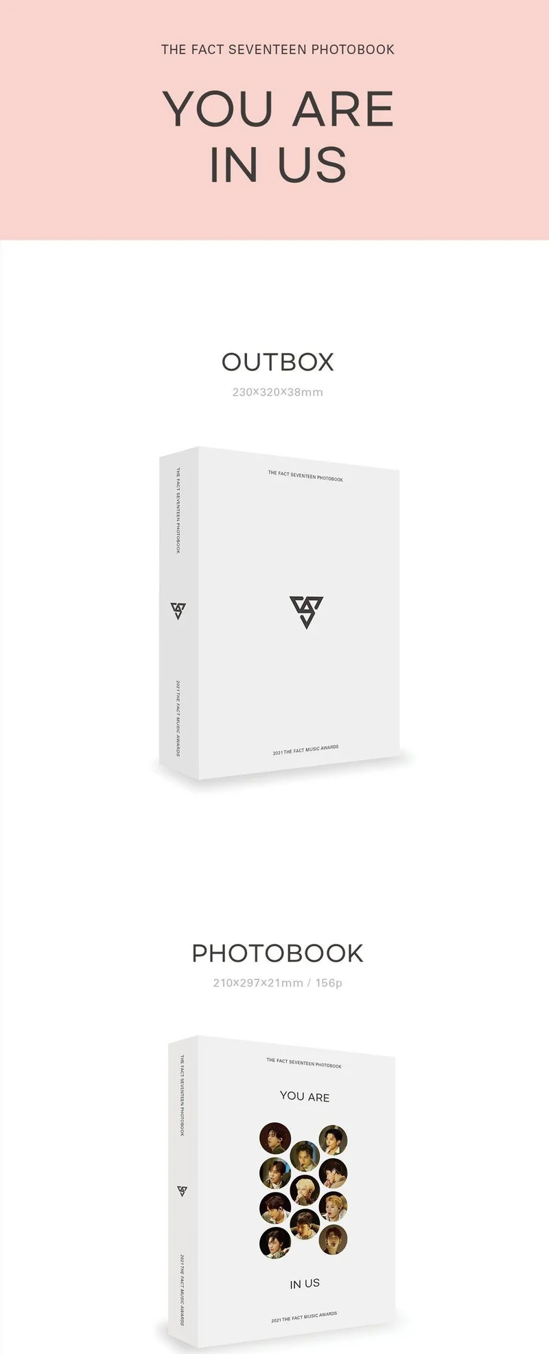 SEVENTEEN - THE FACT PHOTOBOOK (YOU ARE IN US)