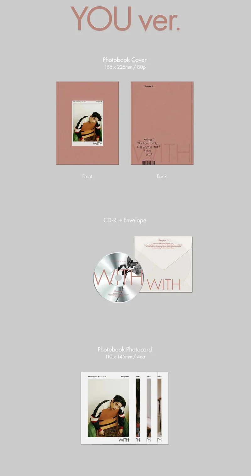 GOT7 (JINYOUNG) - CHAPTER 0 WITH (1ST ALBUM)