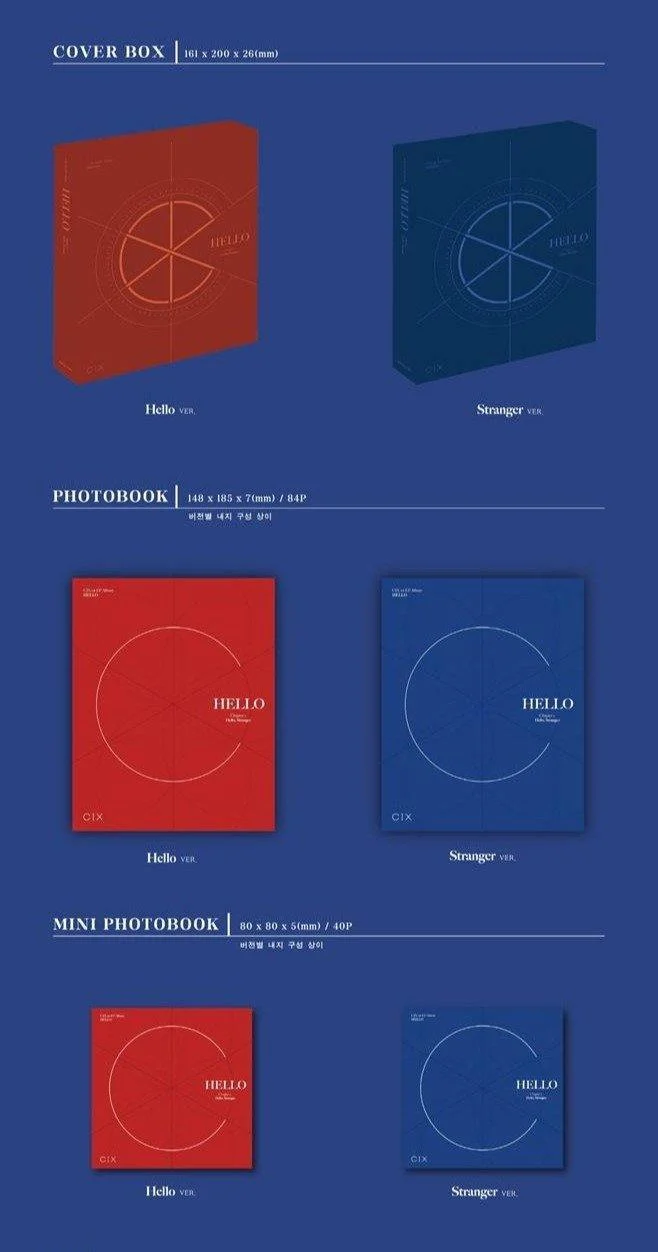CIX - 1st EP ALBUM 'HELLO’ Chapter 1. Hello, Stranger