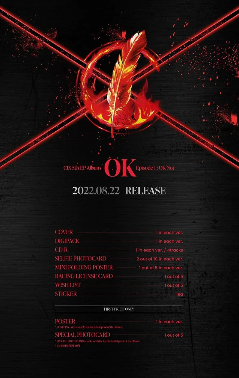 CIX - 5th EP Album [OK’ Episode 1 : OK Not]