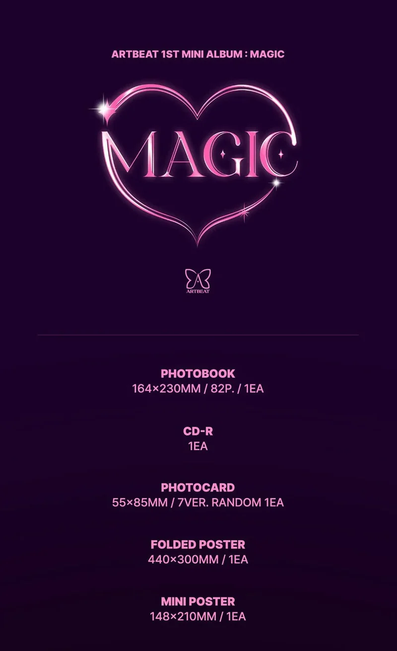 ARTBEAT - MAGIC (1ST MINI ALBUM)