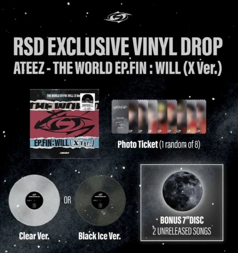 ATEEZ - THE WORLD EP.FIN : WILL (LIMITED GATEFOLD EXCLUSIVE VINYL)