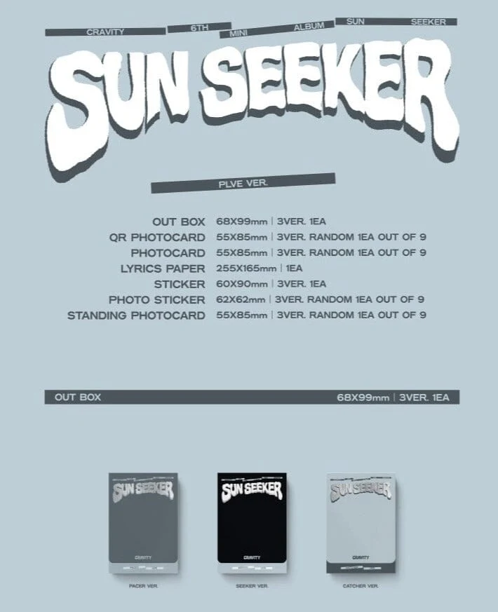 CRAVITY - SUN SEEKER (6TH MINI ALBUM) PLVE VER.