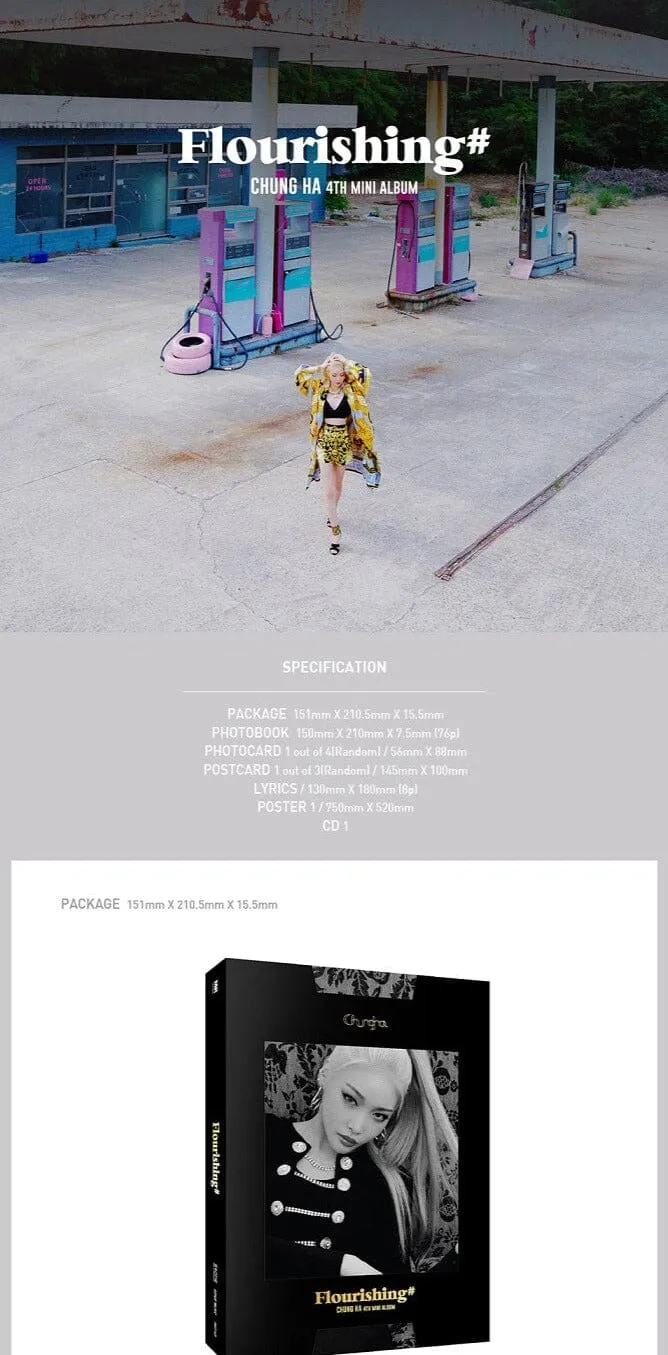 CHUNG HA - FLOURISHING (4TH MINI ALBUM)