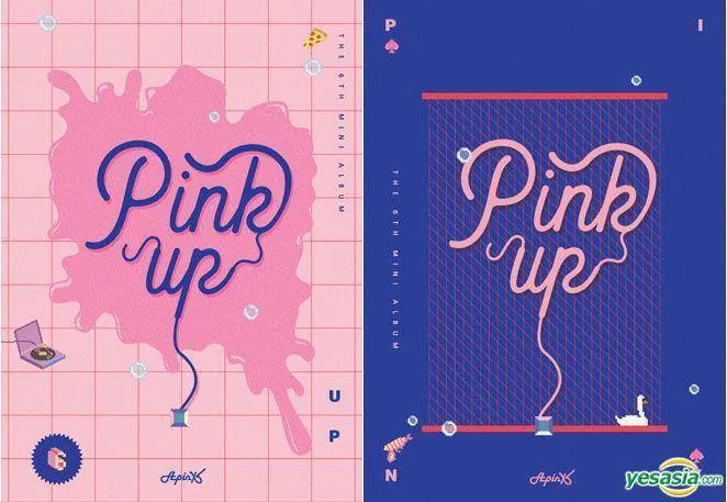 Apink - PINK UP (Azul / Rosa Ver.)