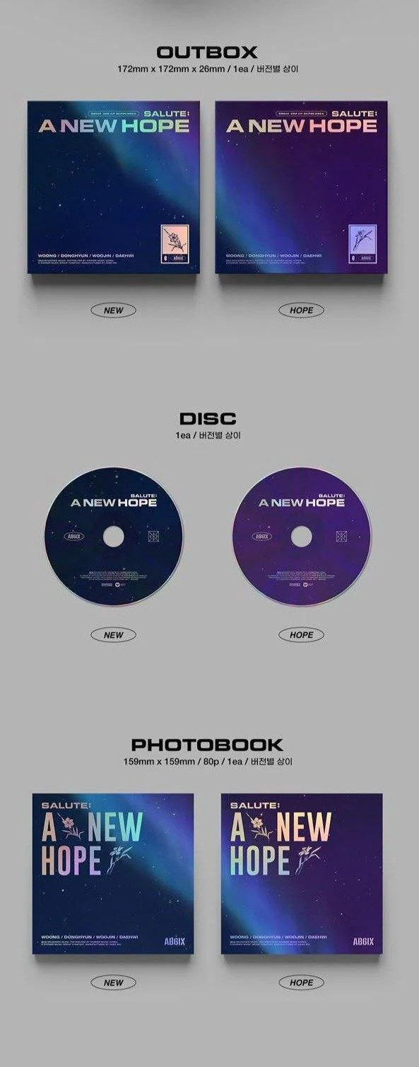 AB6IX - 3RD EP REPACKAGE [SALUTE: A NEW HOPE] (NEW / Hope Ver.)