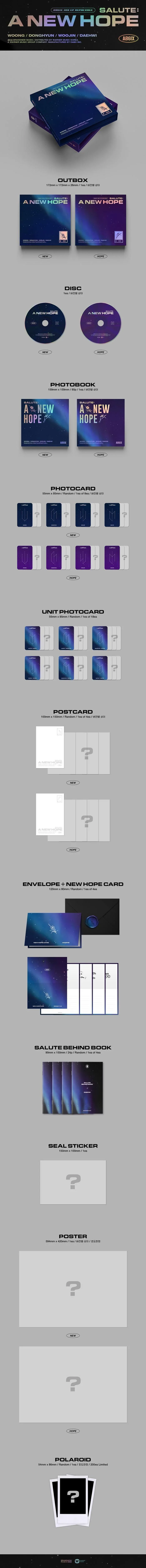 AB6IX - 3RD EP REPACKAGE [SALUTE: A NEW HOPE] (NEW / Hope Ver.)