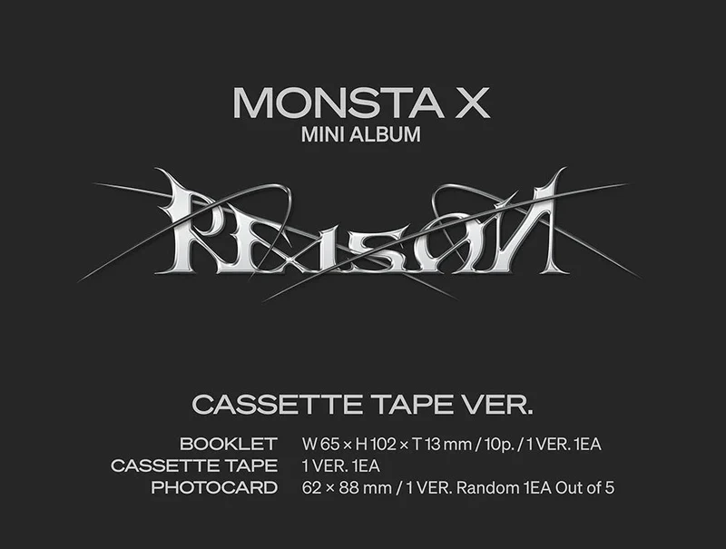 MONSTA X - REASON (KIT + CASSETTE VER.)