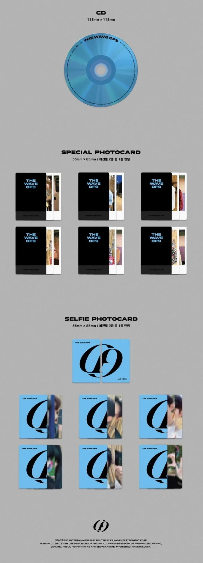 SF9 - [THE WAVE OF9] JEWEL CASE