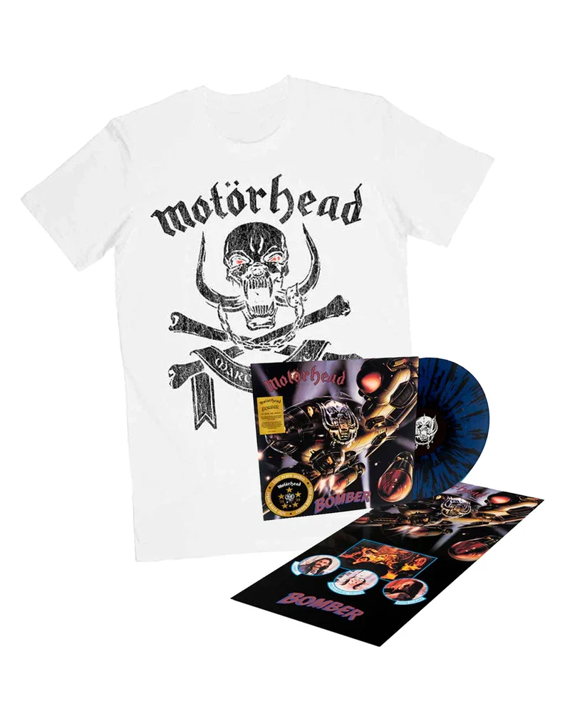 Motörhead - Pack LP Vinilo "Bomber (50th Anniversary) (Dark Blue & Black Splatter Colour Vinyl With Poster)"